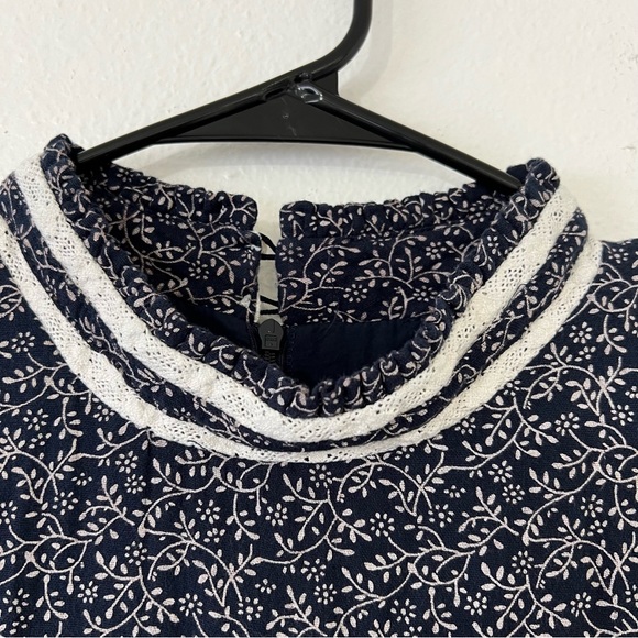 Anthropologie Meadows Amaryllis Floral cottagecore prairie lined dress size 12 - Picture 4 of 11